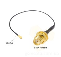  Пігтейл MHF4 завдовжки 15 см SMA female фото 1 — GSM Sota