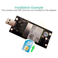 Адаптер NGFF M.2 к USB 3.0 с слотом для SIM-карт фото 6 — GSM Sota